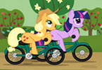 Little Pony Bike Racing