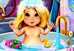 Rapunzel Baby Bath